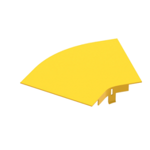 Крышка горизонтального поворота 45° оптического лотка, желтая