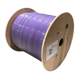 Кабель TWT FTP, 4 пары, Кат.5e, нг(А)-LS, IEC 60332-3, 305 метров, фиолетовый