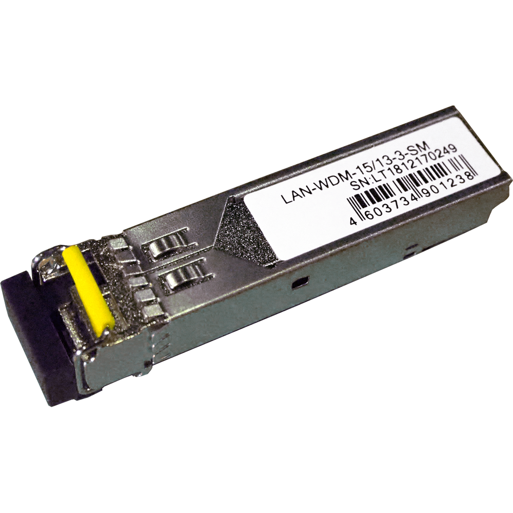 Модуль SFP WDM 1.25G, 1550nm / 1310nm, 3 km, LC, DDM, Cisco