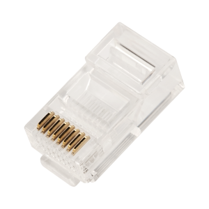 Коннектор RJ45 UTP 8P8C, универсальный, cat.5e, 100 шт. в банке