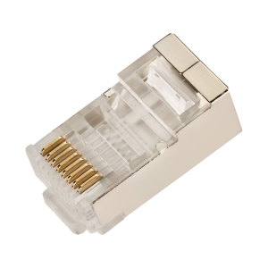 Коннектор RJ45 STP 8P8C, универсальный, cat.5e, 100 шт. в банке