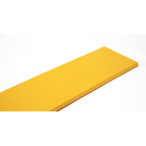 Крышка прямой секция оптического лотка, 2 метра, желтая