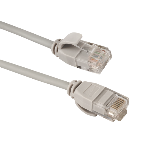 Патч-корд LANMASTER LSZH UTP кат.6, 28AWG, 3.0 м, серый