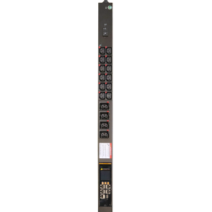 Блок розеток LANMASTER 0U, 3 фазы, 16A, 11 KVA, мониторинг по фазам, 12xC39 с фиксацией + 36xC13 с фиксацией, шнур 3.0 м, разъем IEC309, черный