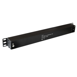 Блок розеток 19", 1-фазный без выключателя, 16A / 250V, 9xC39 с фиксатором вилки, без шнура питания, разъем C20