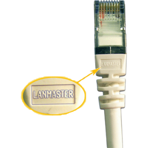 Патч-корд LANMASTER FTP кат.5Е, с заливными колпачками
